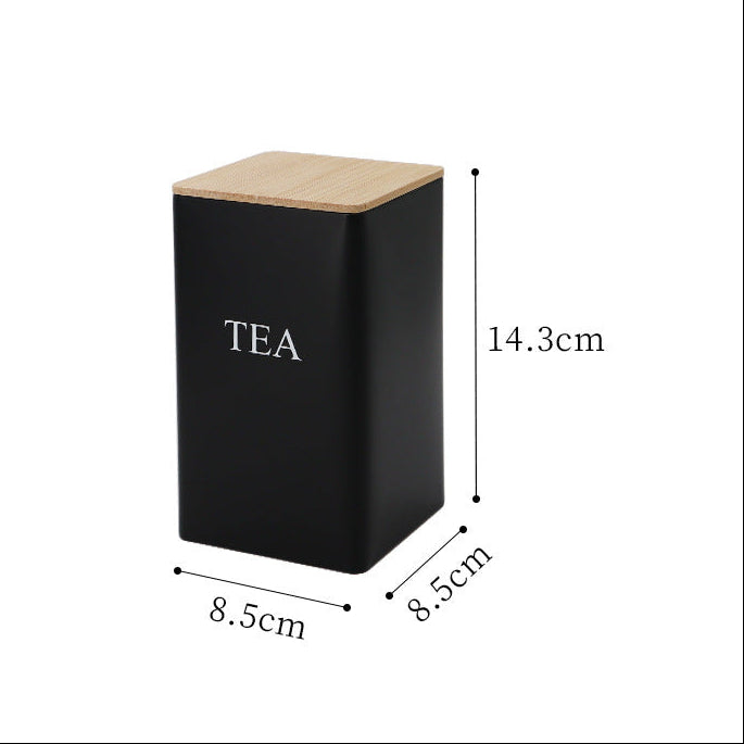 Kombinations-Set für Tee, Kaffee und Zucker – Weißblechdosen zur Aufbewahrung von Tee, Kaffee, Süßigkeiten, Teebeuteln oder Kapseln