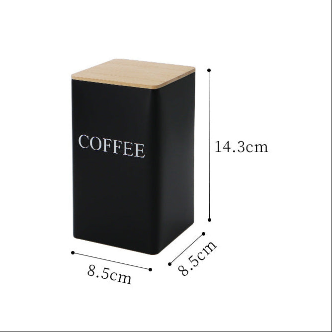 Kombinations-Set für Tee, Kaffee und Zucker – Weißblechdosen zur Aufbewahrung von Tee, Kaffee, Süßigkeiten, Teebeuteln oder Kapseln