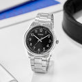 Casio Herrenuhr MTP-V005D-1B4 – Klassische Quarzuhr mit Analoganzeige