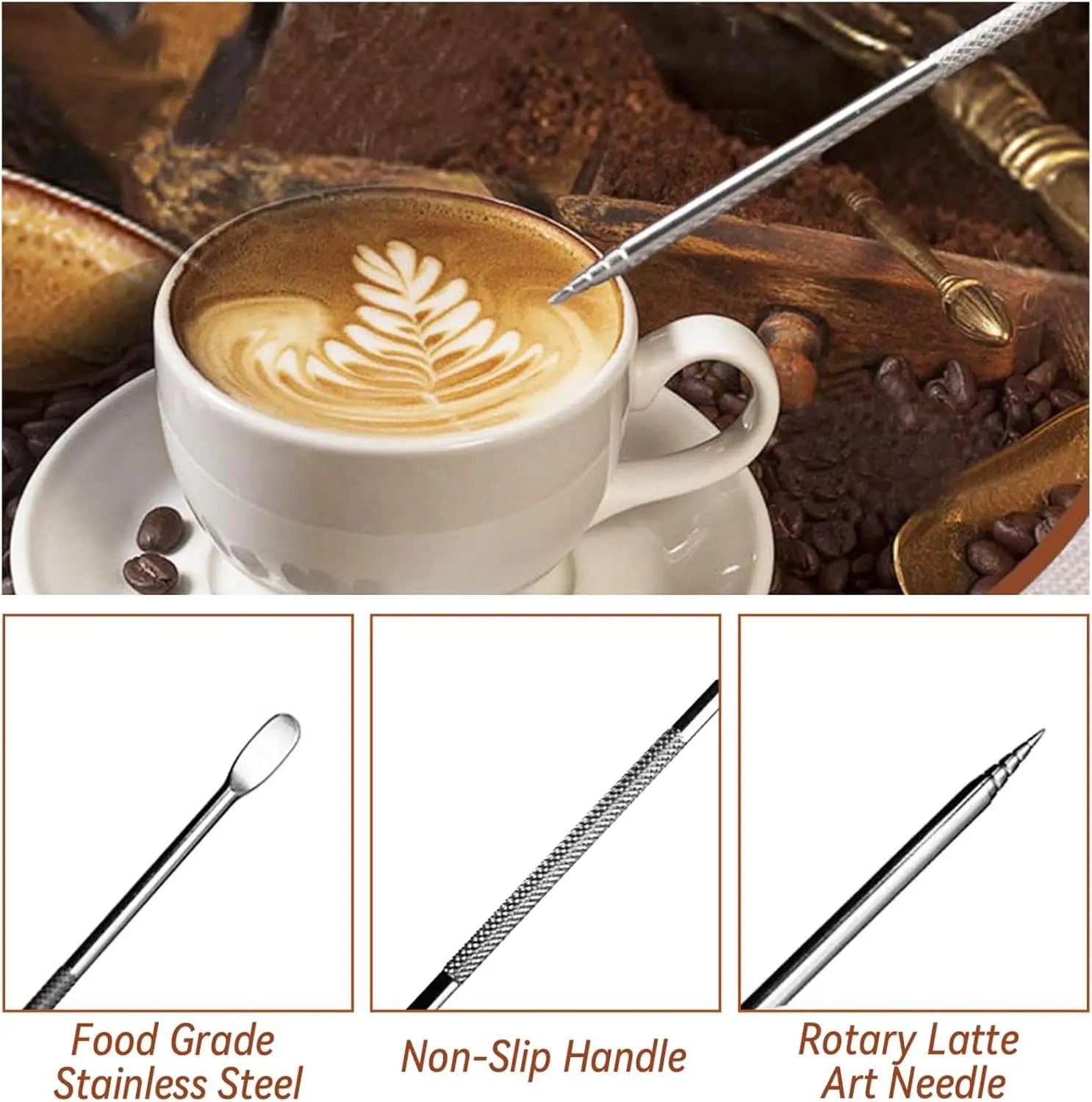 Espresso Barista Set 22-teilig – 51/53/58mm | WDT-Tool, Tamper, Milchkännchen & mehr