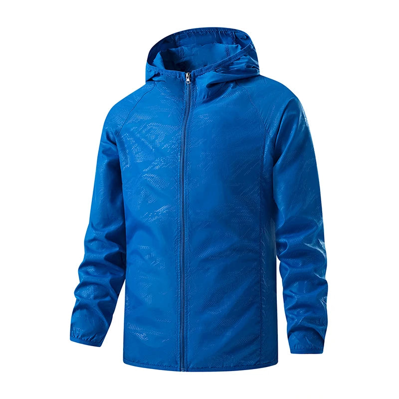 Wasserdichte Wanderjacken für Damen und Herren – Sonnenschutz, Windbreaker, Regenmantel für Camping und Klettern (Unisex, leicht verstaubar)