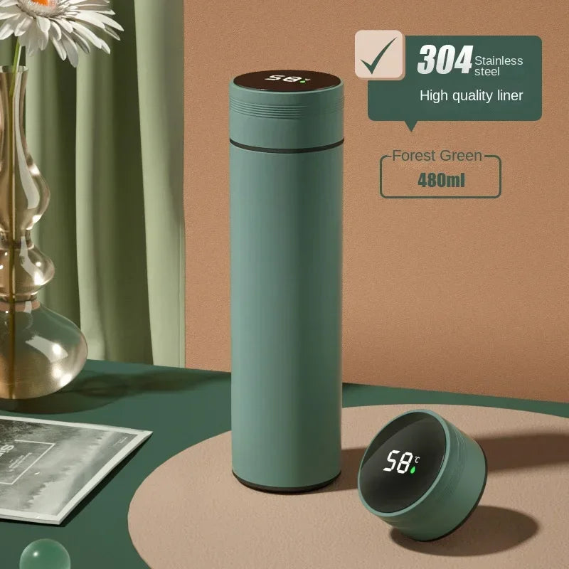 Edelstahl-Thermobecher 500 ml aus 316er Stahl – Tee & Wasser getrennt | Premium Isolierbecher