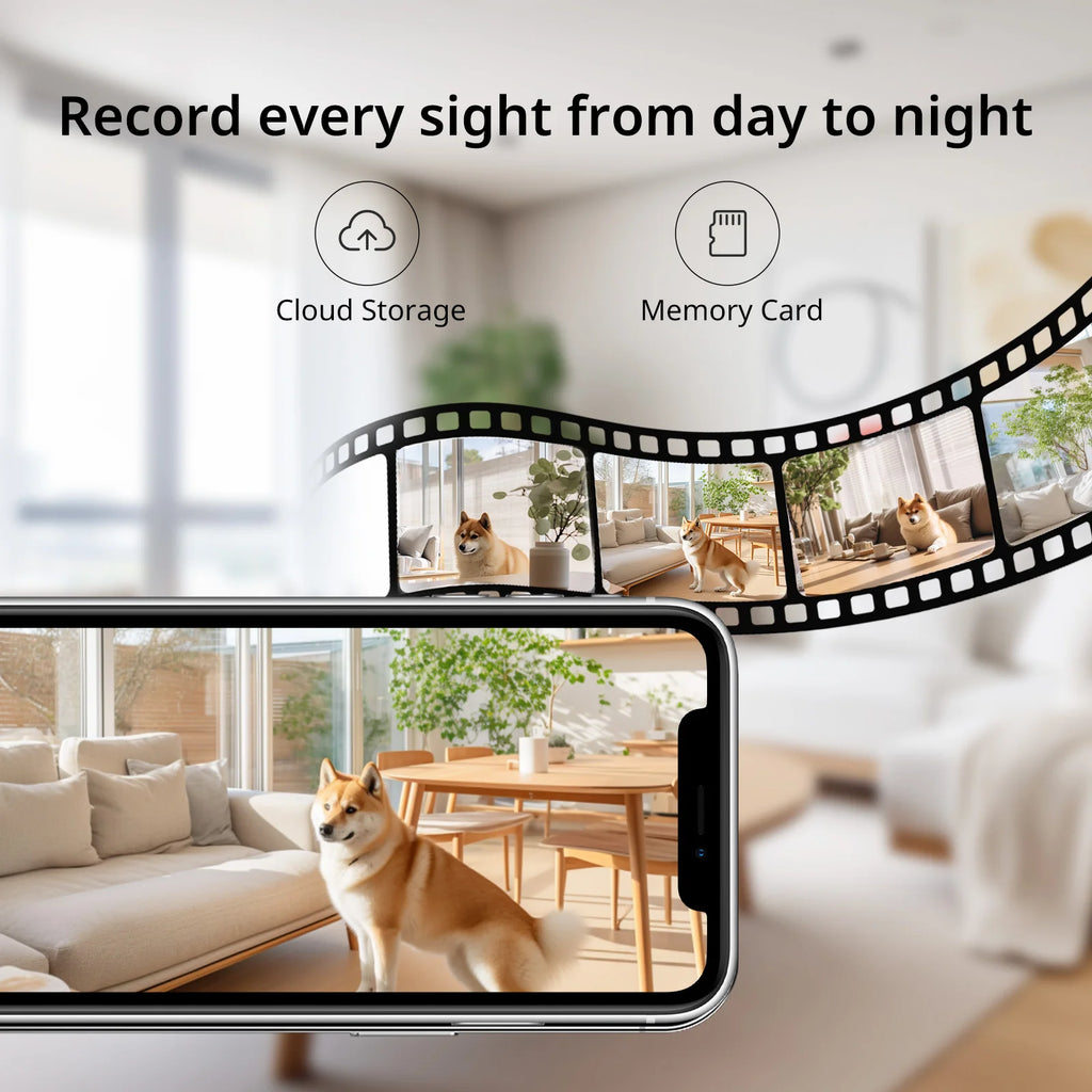 BoyKeep 2K WLAN-Überwachungskamera – 360° Schwenk, Nachtsicht, Zwei-Wege-Audio & Baby-Monitor