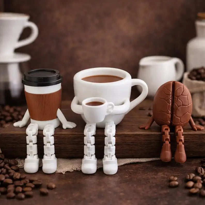 Deko für die Kaffeebar, Geschenk für Kaffeeliebhaber, Deko für die Kaffeeecke, Deko mit Kaffeetassen, Deko mit Kaffeebohnen, stilvolle Kaffeedeko, Kaffeebohne