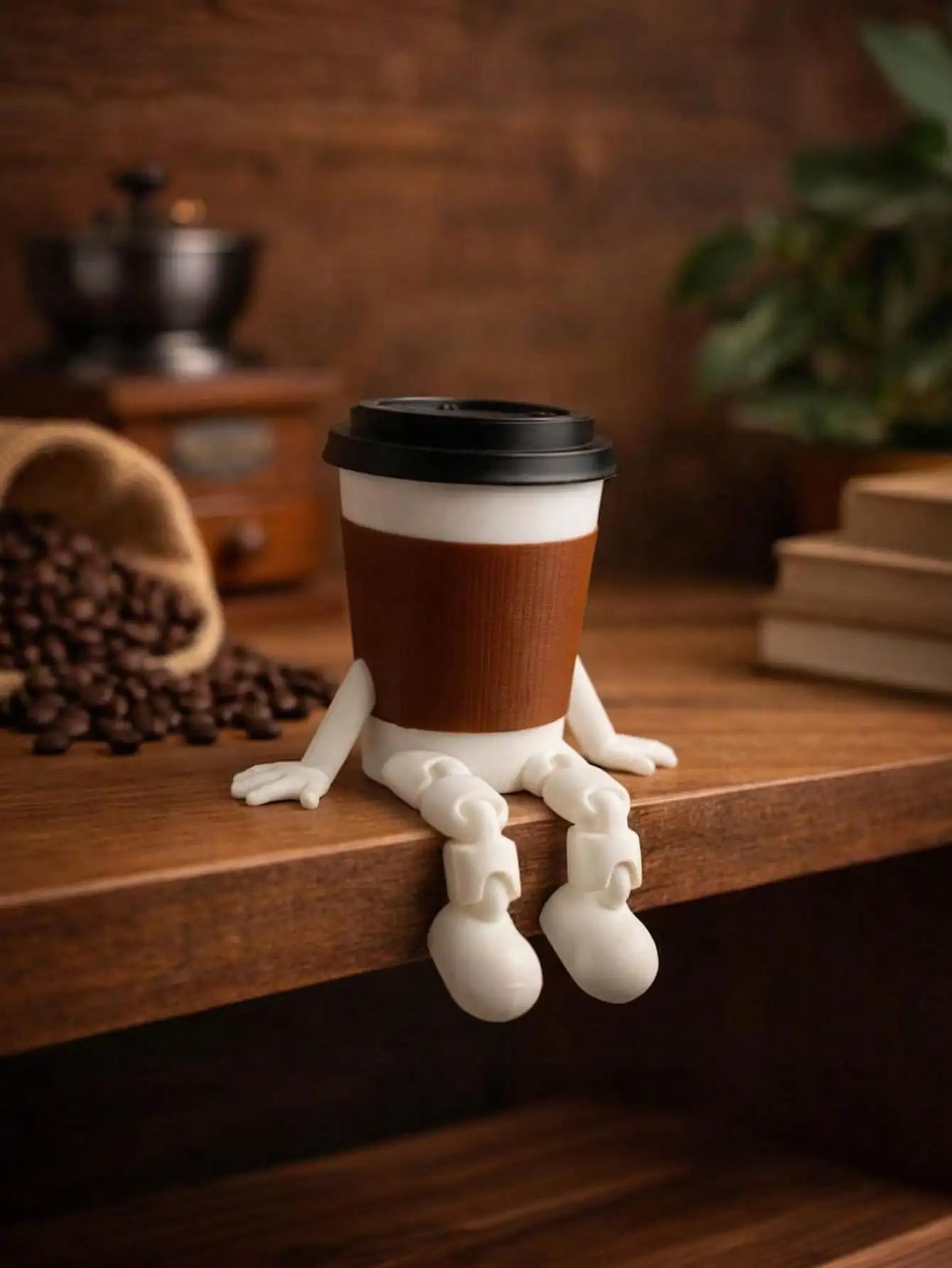 Deko für die Kaffeebar, Geschenk für Kaffeeliebhaber, Deko für die Kaffeeecke, Deko mit Kaffeetassen, Deko mit Kaffeebohnen, stilvolle Kaffeedeko, Kaffeebohne