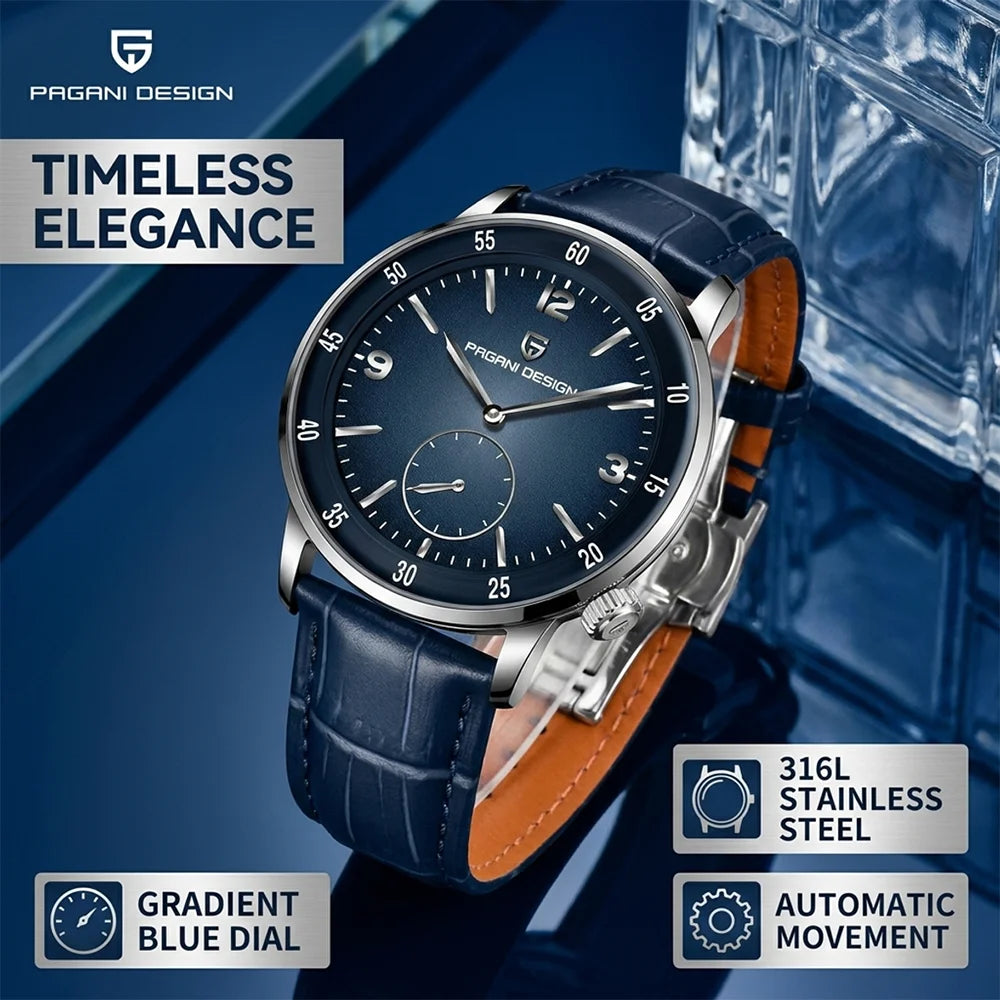 Pagani Design PD-1790 – 42 mm Herren-Automatikuhr mit Saphirglas, 10 Bar wasserdicht