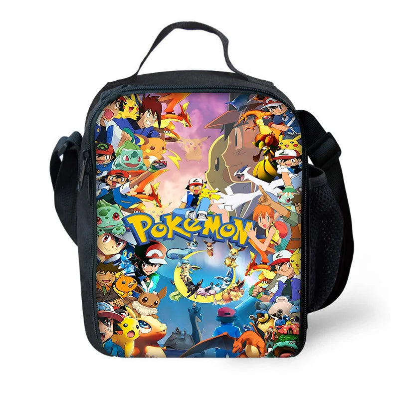Niedlicher Potdemiel-Cartoon-Schulrucksack (Ball-Motiv) für Kinder – inklusive Lunchtasche und Federmäppchen – für Jungen und Mädchen – das perfekte Geschenk