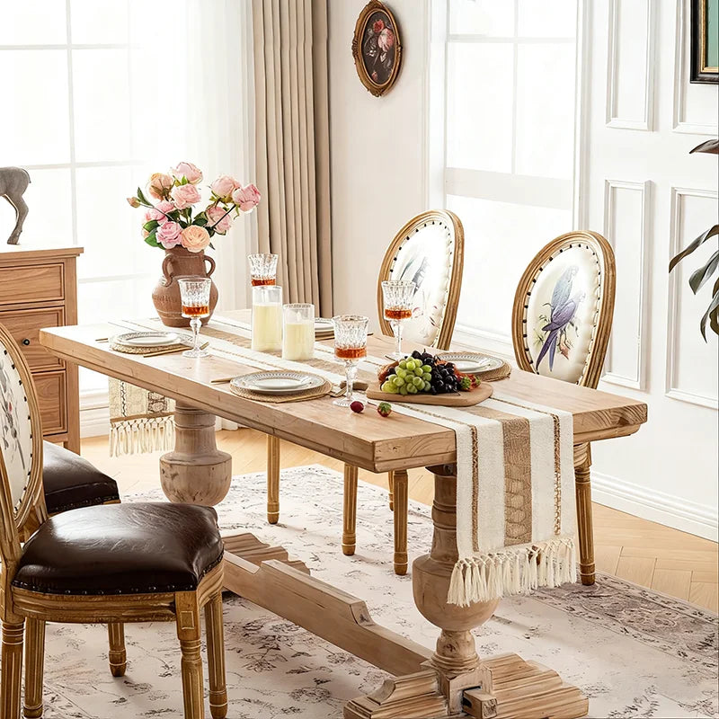 Boho Tischset – Tischläufer, Platzsets, Servietten & Ringe | 4/6/8er Set