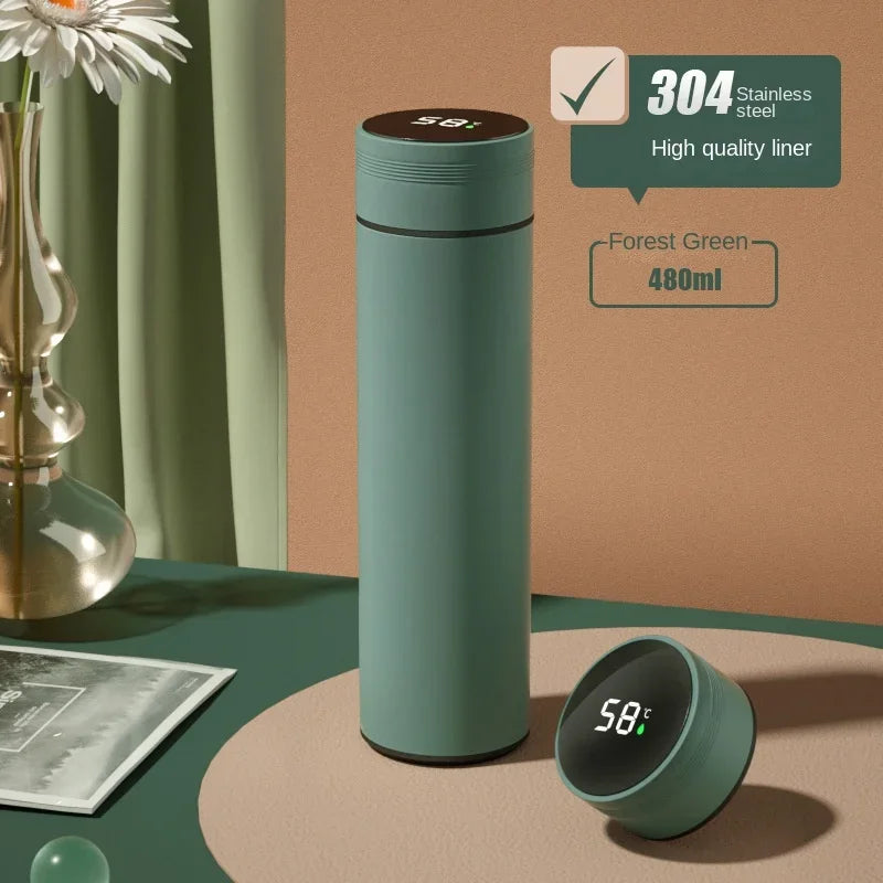 Edelstahl-Thermobecher 500 ml – Tee & Wasser getrennt | Smart Isolierbecher