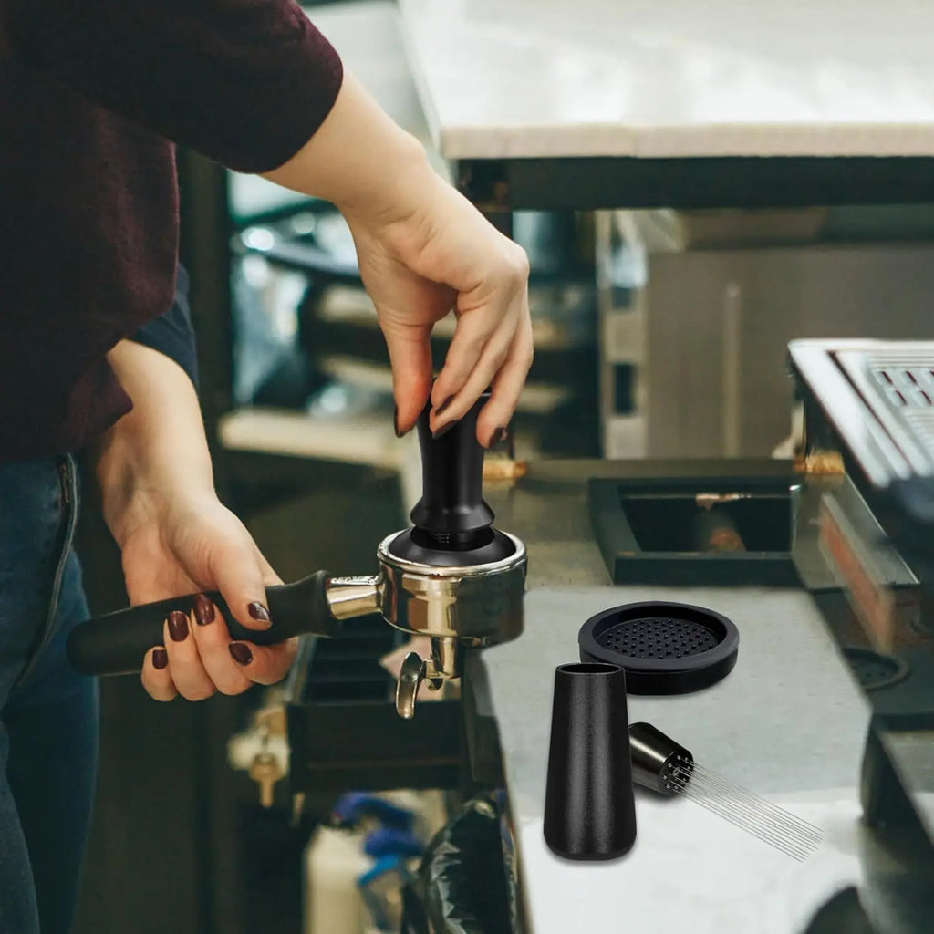 Espresso Barista Set 22-teilig – 51/53/58mm | WDT-Tool, Tamper, Milchkännchen & mehr