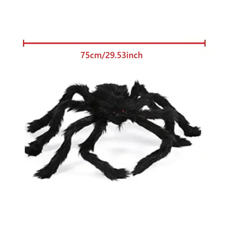 Riesige Halloween Spinne – Deko für Innen & Außen, Garten, Veranda & Party