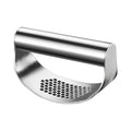 Profi-Knoblauchpresse aus Edelstahl – Manueller Knoblauch- & Ingwerzerkleinerer mit ergonomischem Griff