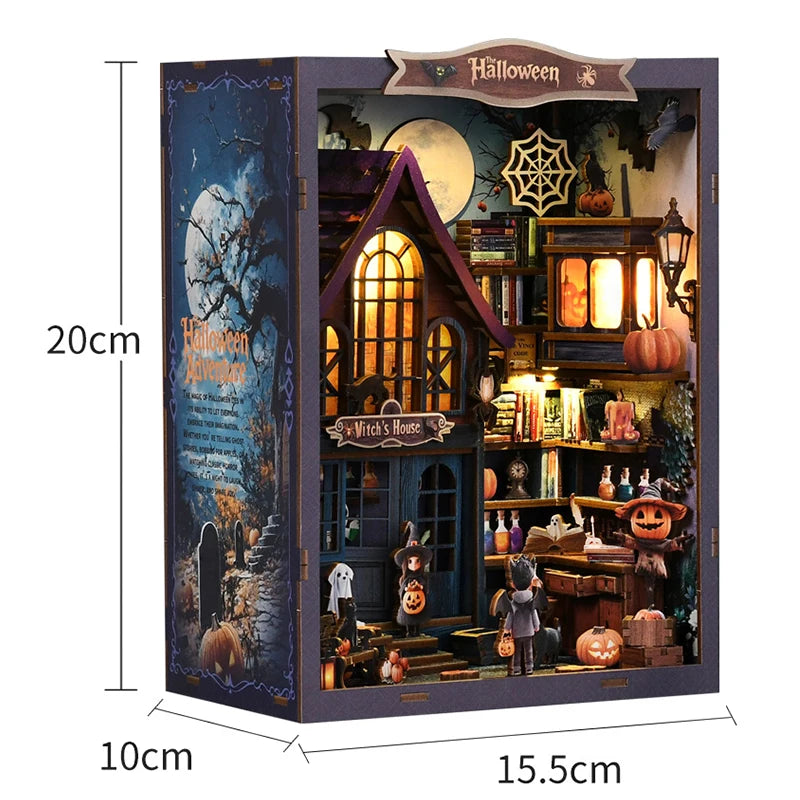 DIY Miniatur-Puppenhaus aus Holz – 3D-Bastelset mit Möbeln & Licht, Geschenkidee