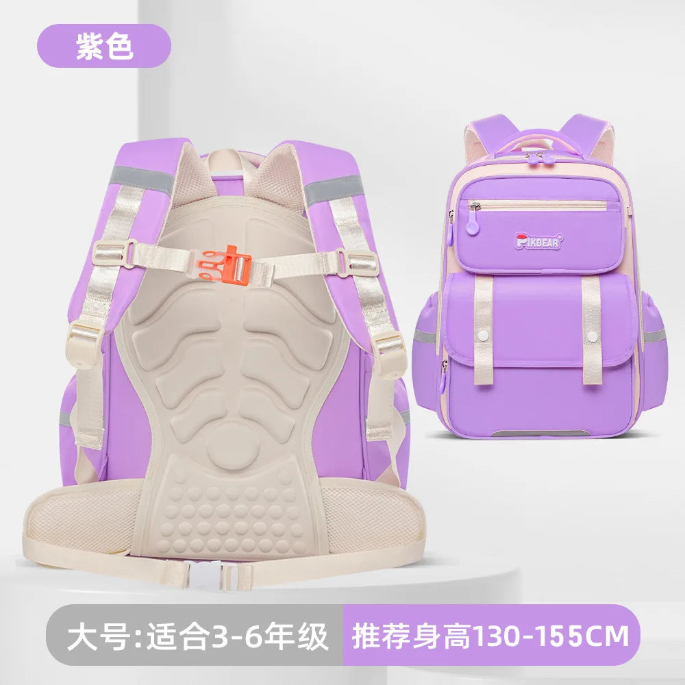 Kinderrucksack, Schulrucksack für Mädchen und Jungen, orthopädischer Schulrucksack, wasserdicht, Grundschulrucksack, Büchertasche, Mochila Infanti