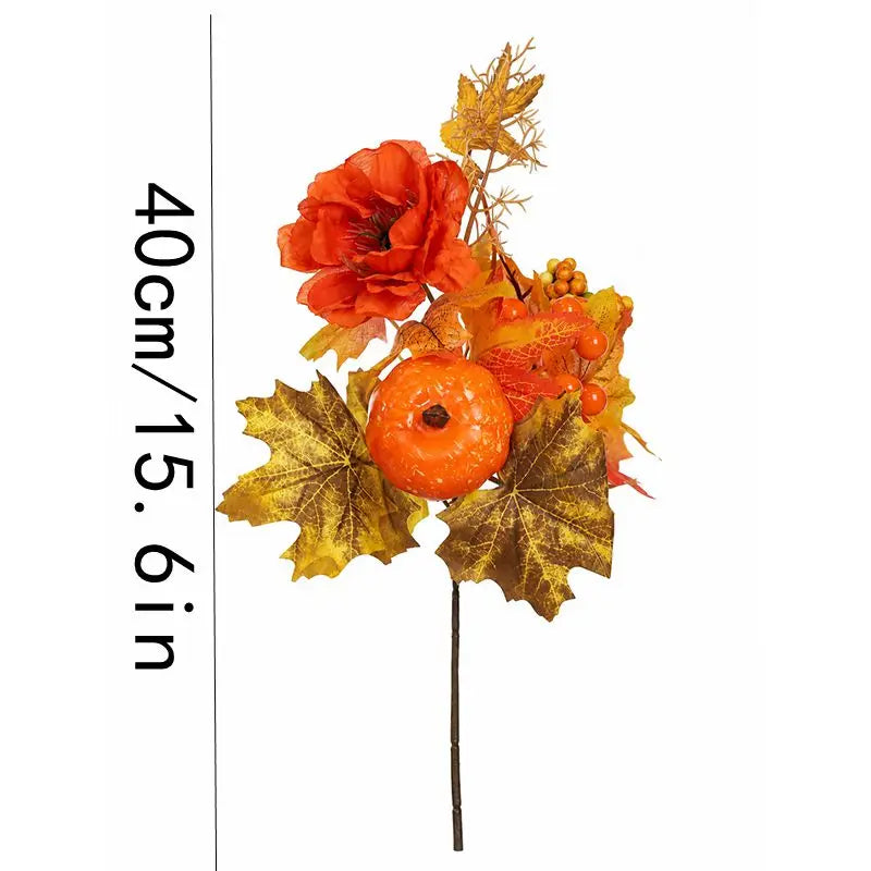 Kunstblumen Herbst-Bouquet – Seiden-Rosen & Sonnenblumen für Tisch, Hochzeit & Heimdeko