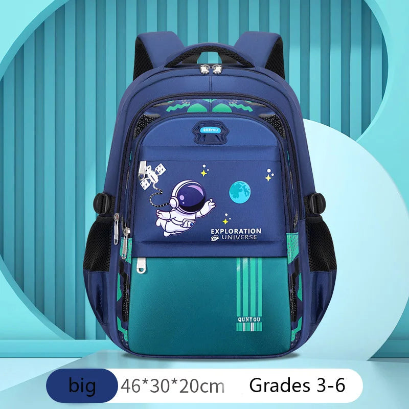Kinderrucksack / Schulranzen für Jungen – Astronauten-Schulrucksack, wasserdicht, für die Grundschule
